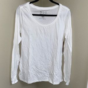 New Threads 4 Thought White Long Sleeve Tee L